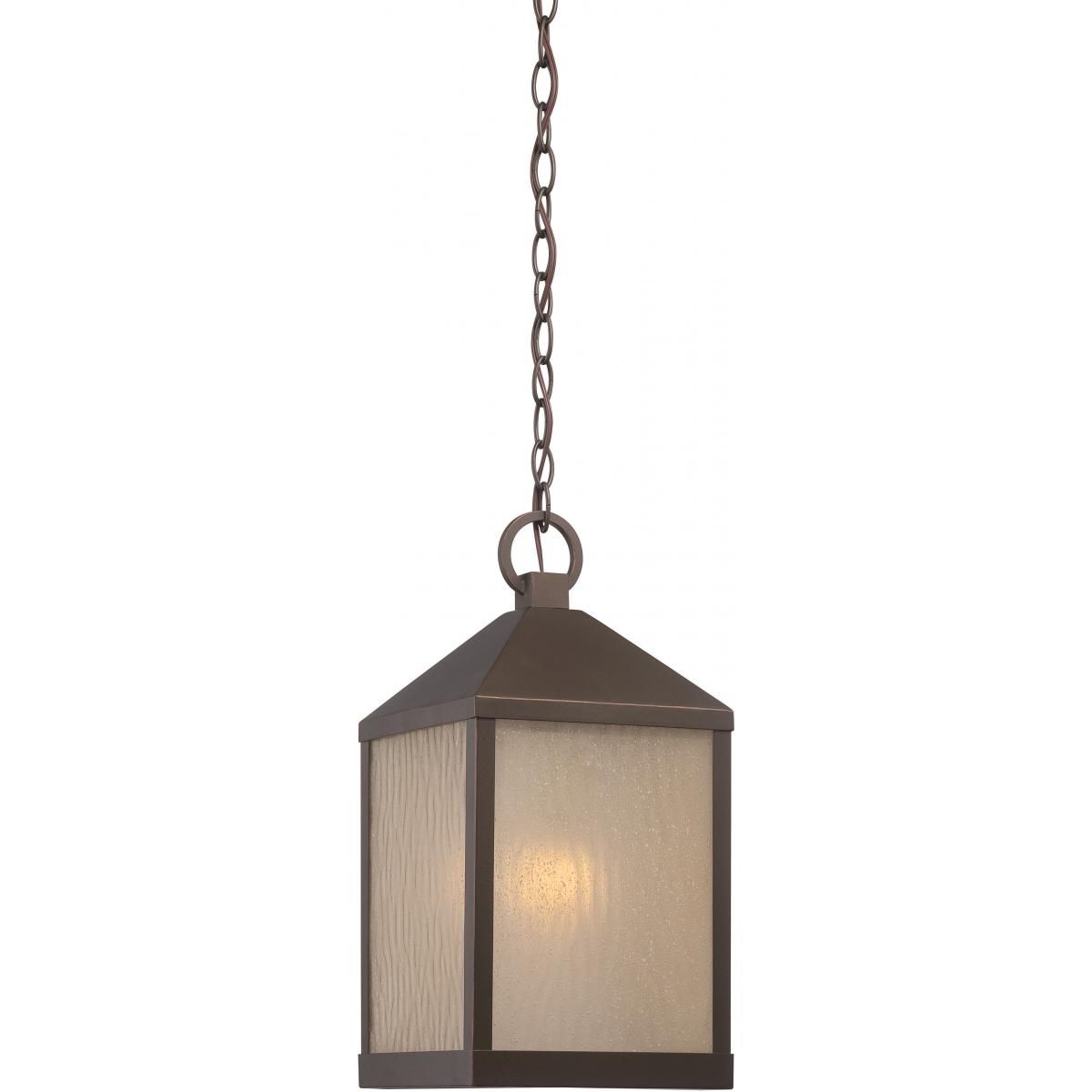 Haven 17 In. LED Outdoor Hanging Lantern Bronze finish