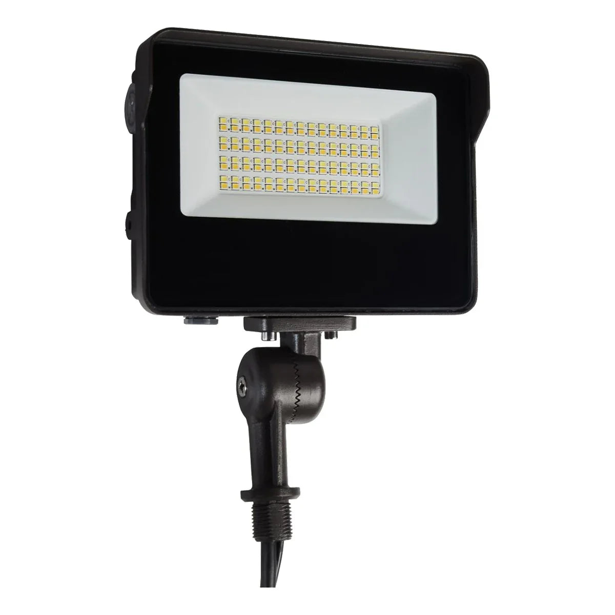 LED Flood Light, 35W, 5000 Lumens, 30K/40K/50K, 120-347V, Knuckle - Bees Lighting
