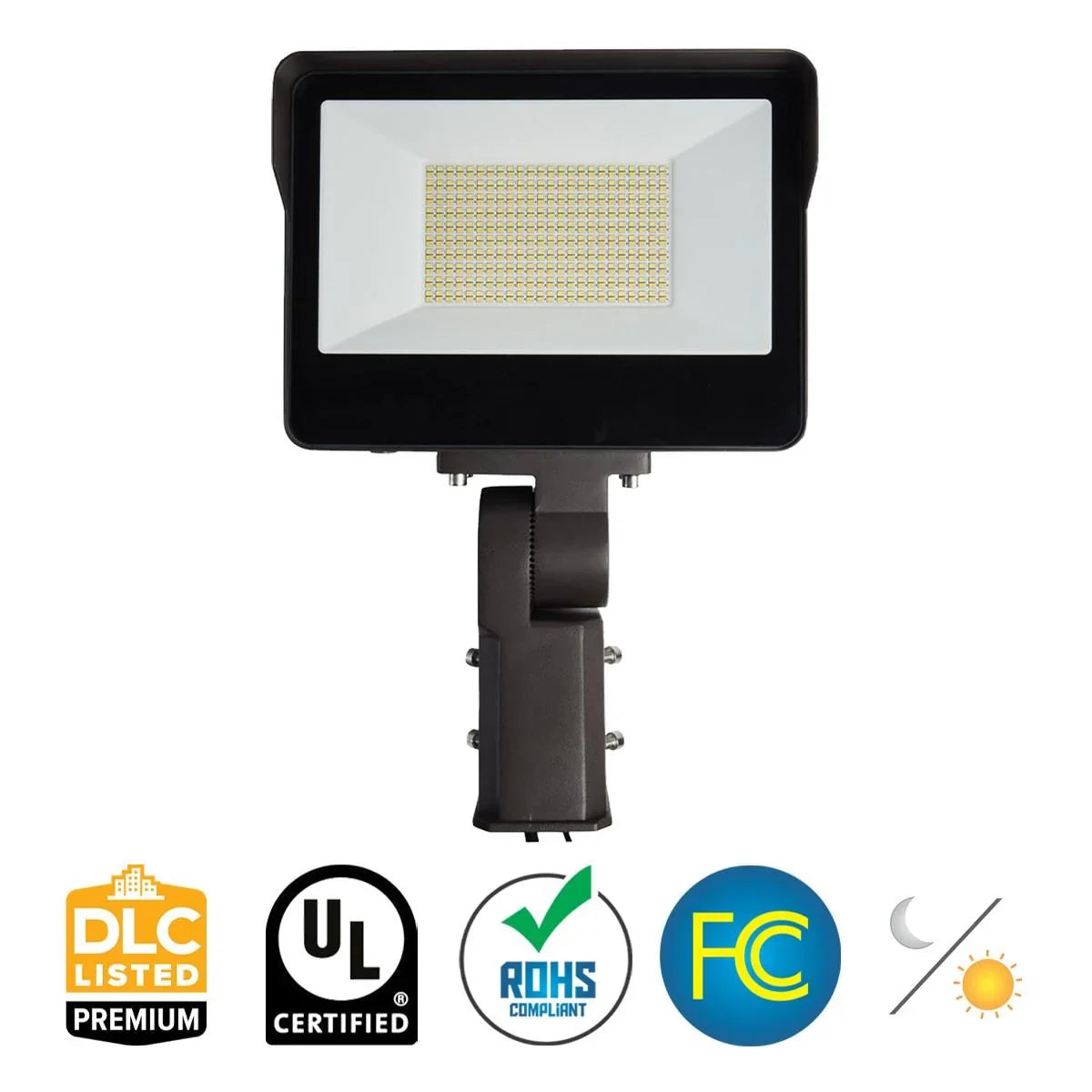 LED Flood Light, 150W, 21000 Lumens, 30K/40K/50K, 120-347V, Slipfitter - Bees Lighting