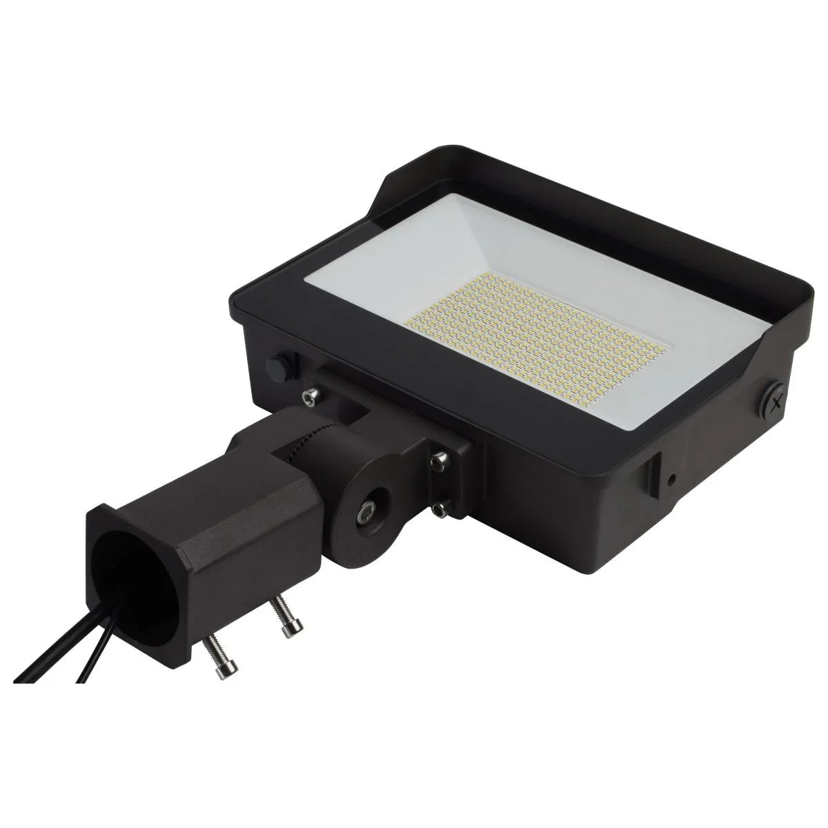 LED Flood Light, 150W, 21000 Lumens, 30K/40K/50K, 120-347V, Slipfitter - Bees Lighting
