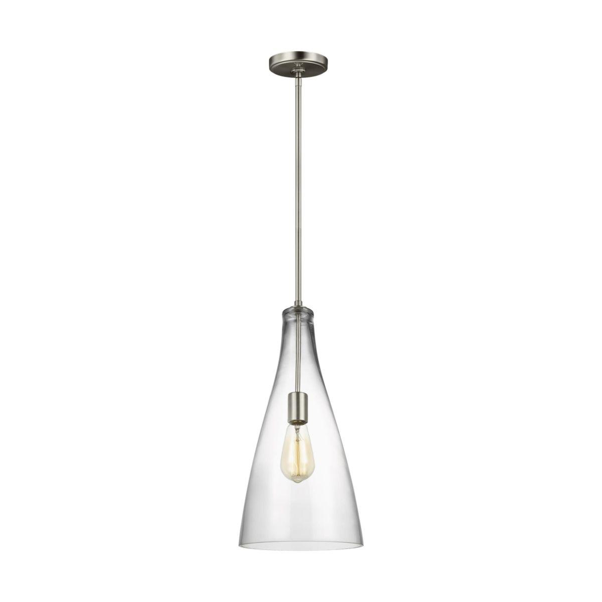 Arilda 9 in. Pendant Light Nickel Finish - Bees Lighting