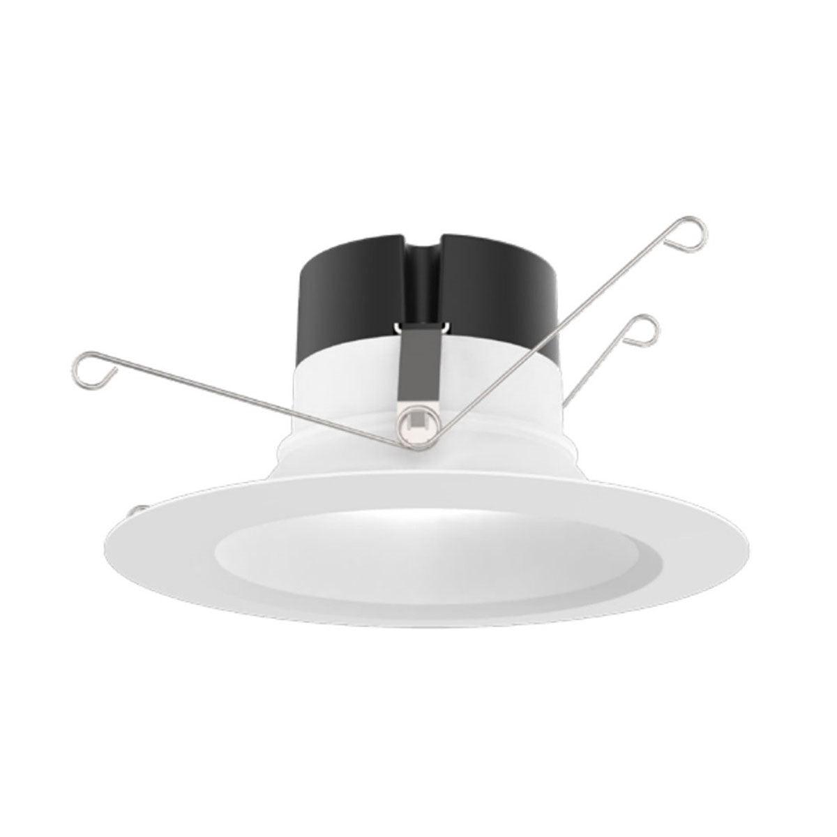 6 Inch Recessed LED Can Light, Round, 10 Watt, 900 Lumens, Selectable CCT, 2700K to 5000K, Smooth Trim - Bees Lighting