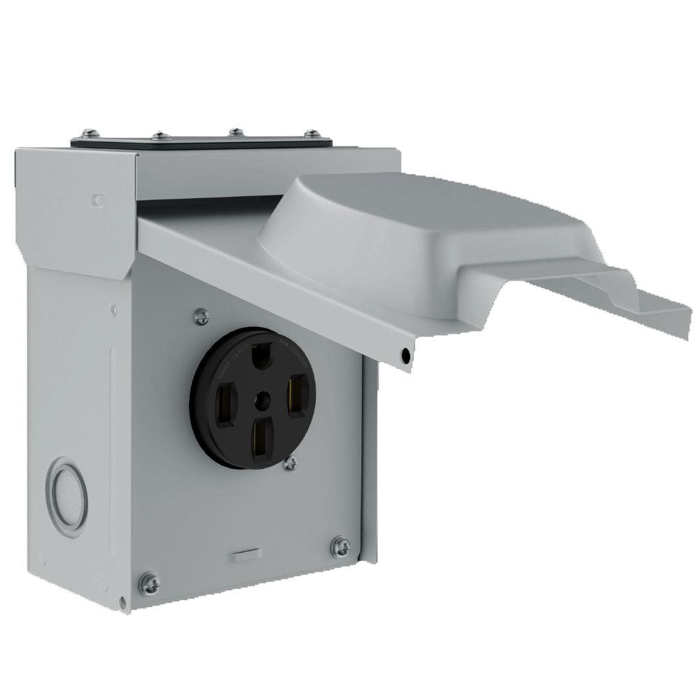 50 Amp Outdoor Outlet Box for RV/EV Charger NEMA 14-50R