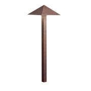 LED Pyramid Path Light, Textured Tannery Bronze - Bees Lighting