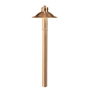 LED Copper Hat Path Light, 3000K, Copper - Bees Lighting