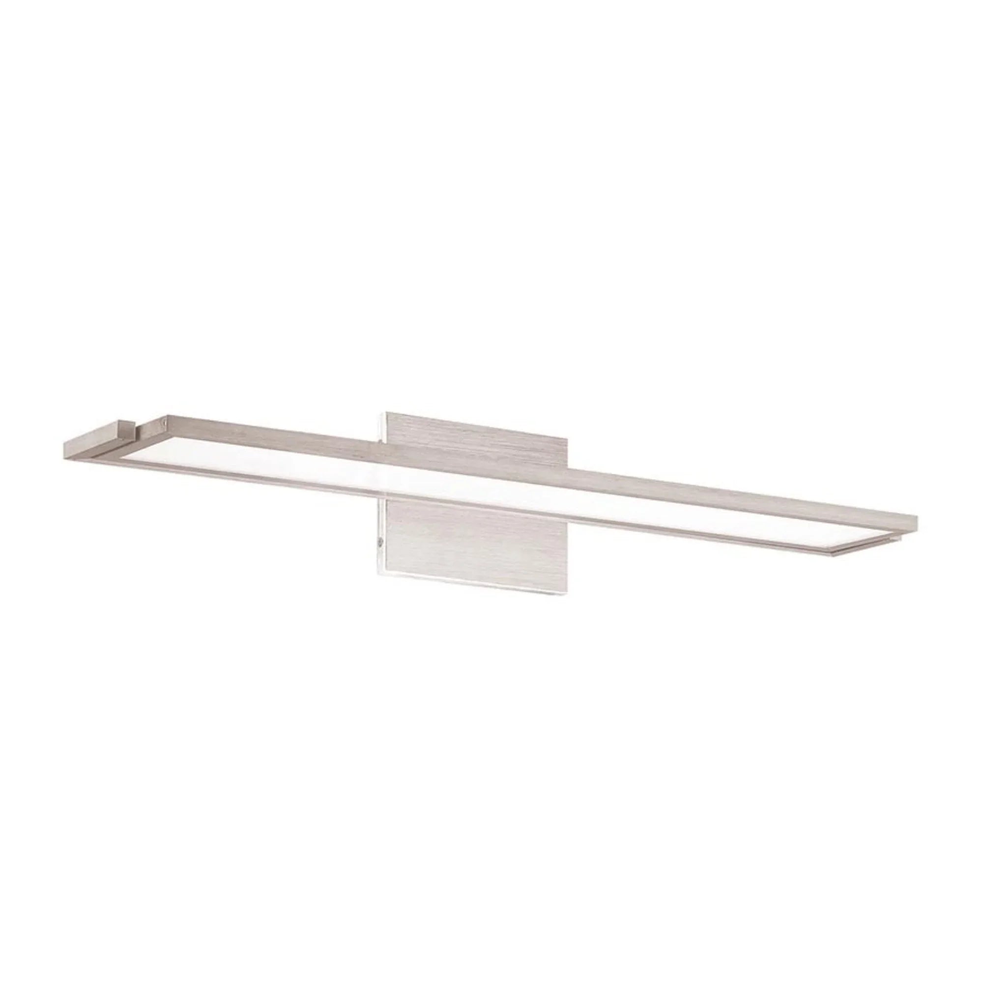 Line 24" LED Bathroom Vanity, Brushed Aluminum Finish - Bees Lighting
