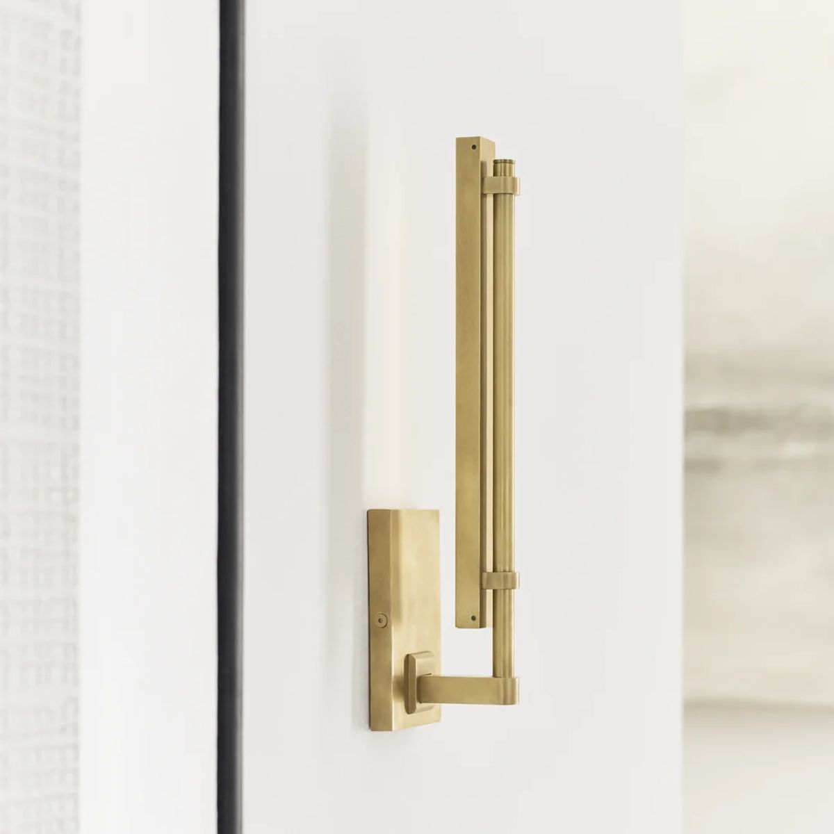 Kal 13 in. LED Armed Sconce 120V Brass finish - Bees Lighting