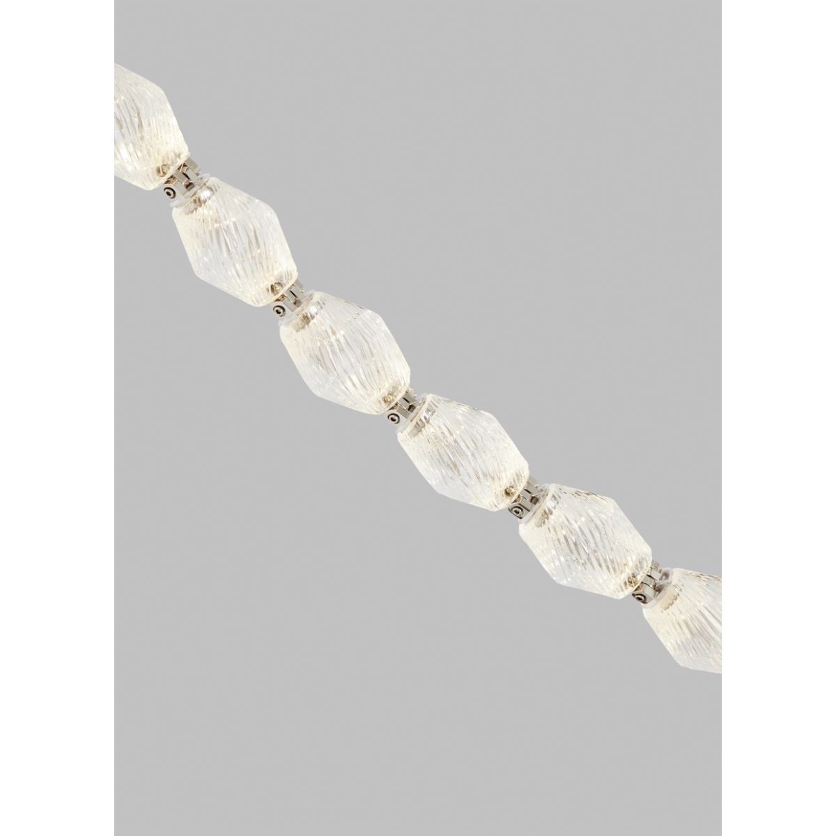 Collier 36 LED Pendant Light with Remote Canopy 3000K 120V Polished Nickel Finish - Bees Lighting