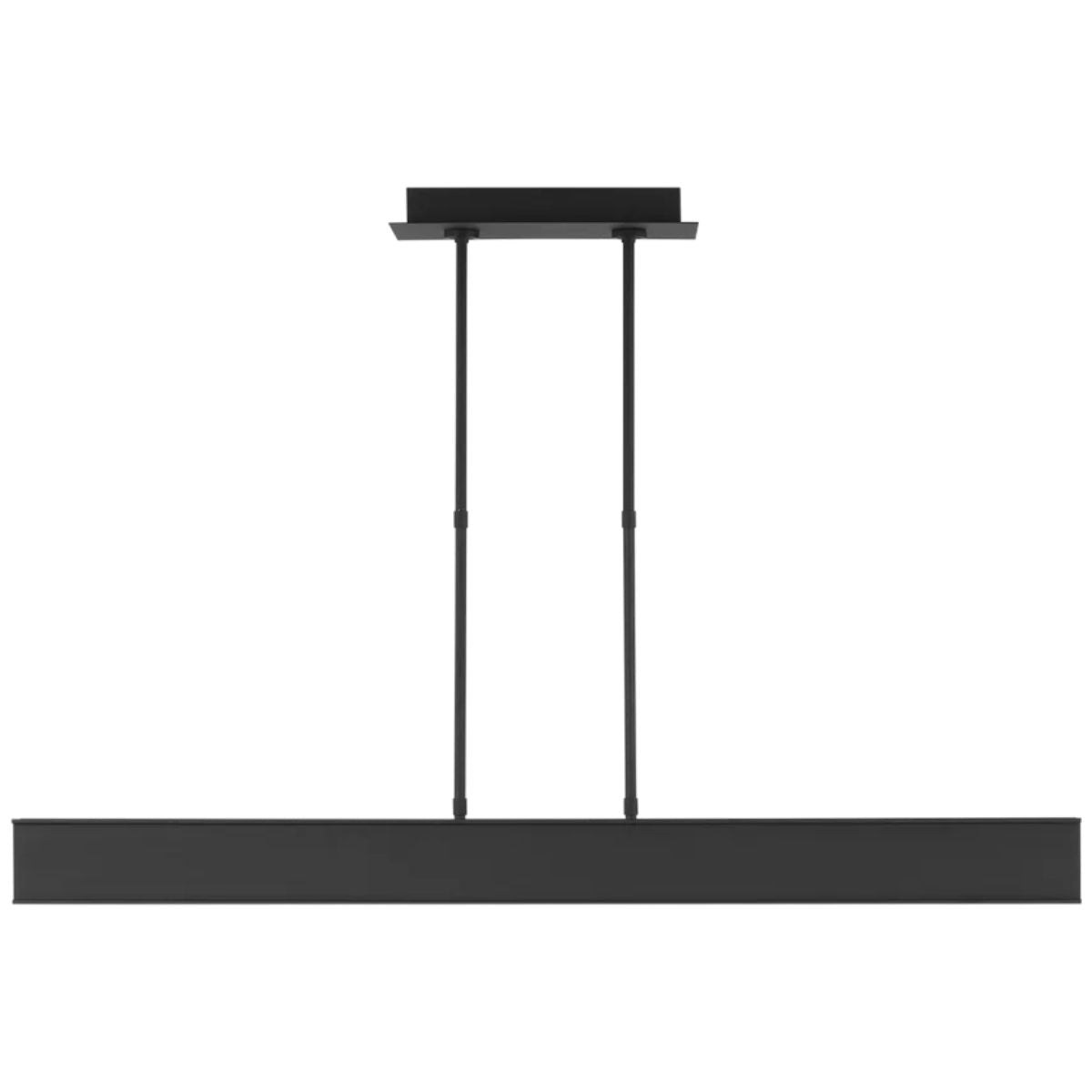 I-Beam 47 in. Linear LED Chandelier Black Finish - Bees Lighting