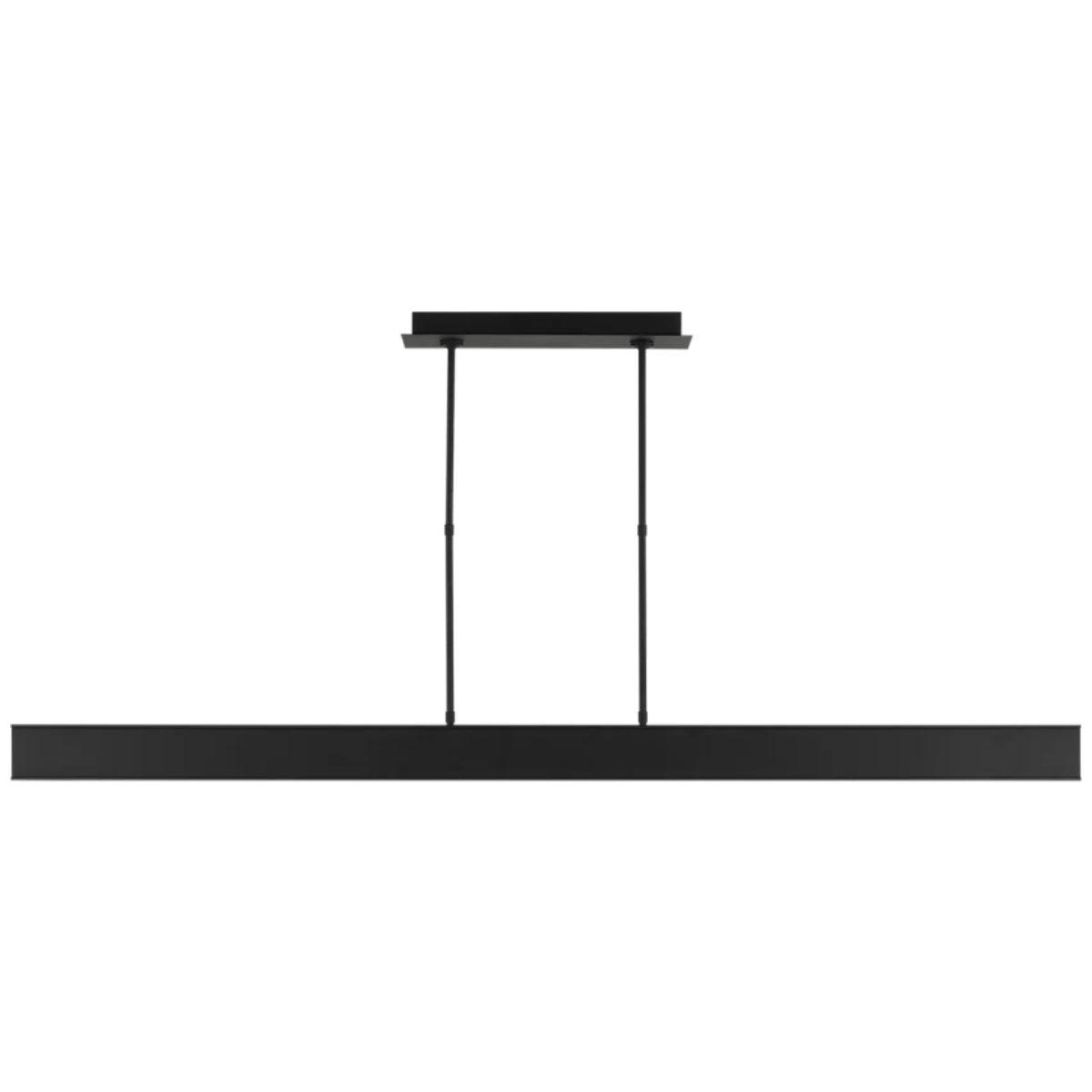 I-Beam 72 in. Linear LED Chandelier Black Finish - Bees Lighting