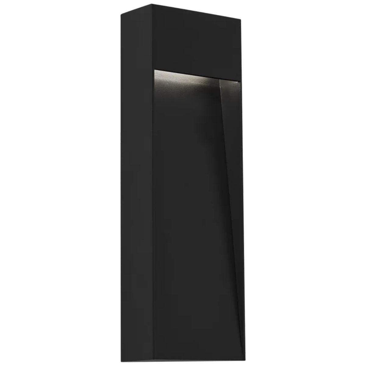 Inga 15 In. LED Outdoor Wall Sconce Black Finish - Bees Lighting
