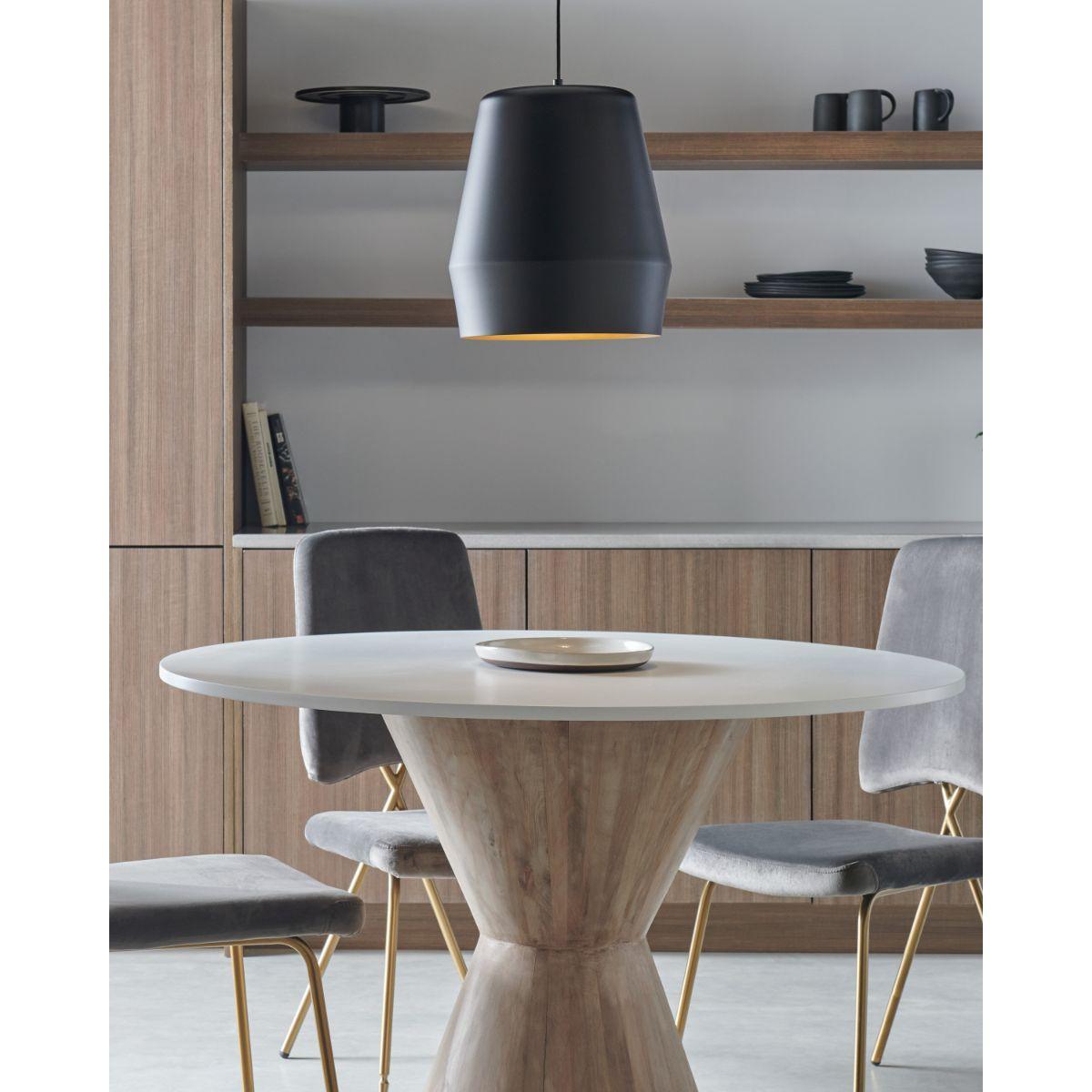 Allea 13 in. Pendant Light Black Finish - Bees Lighting