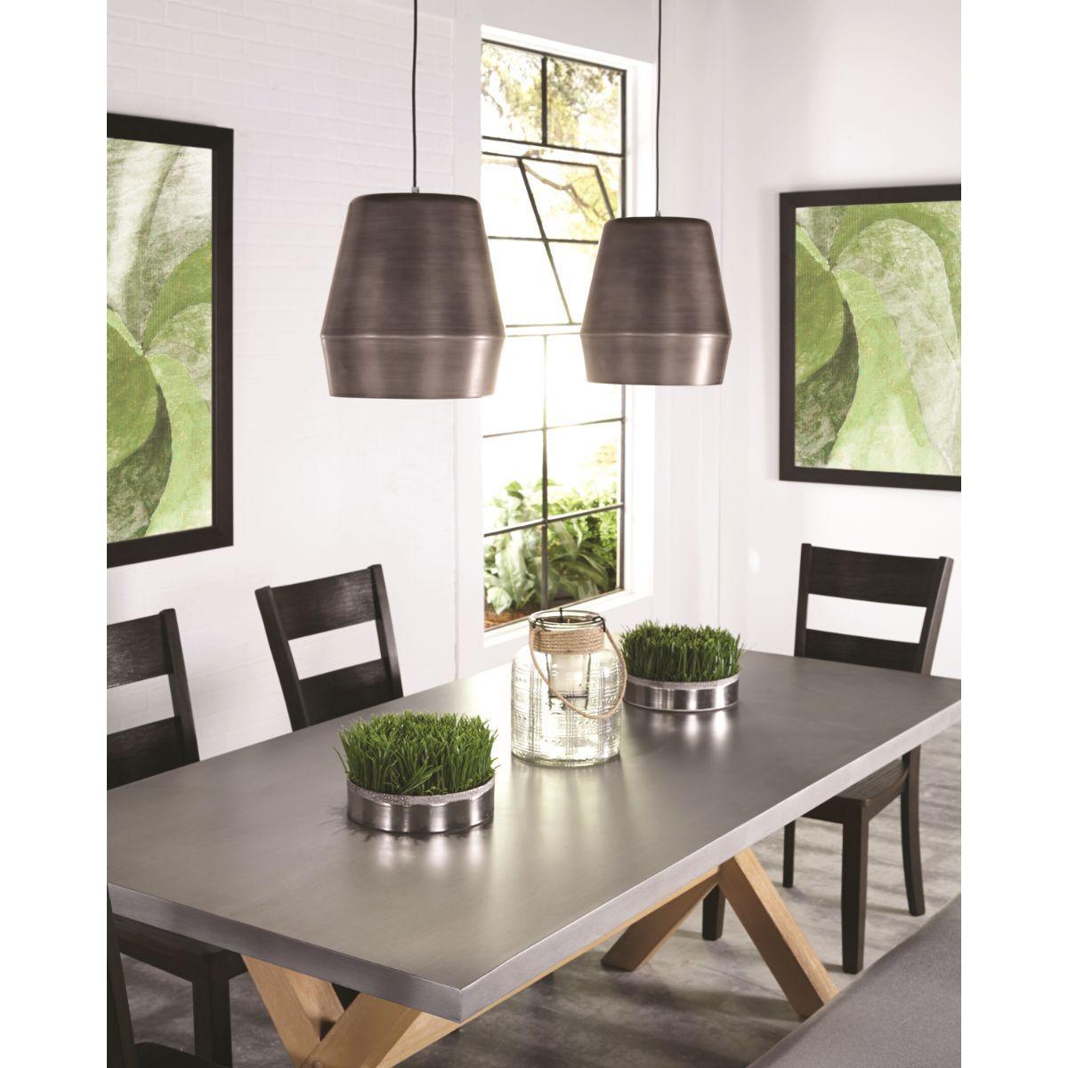 Allea 13 in. Pendant Light Gray Finish - Bees Lighting