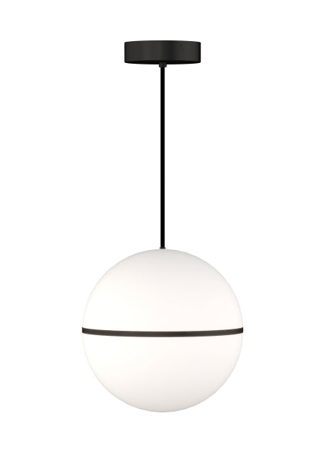 Hanea 14 in. LED Pendant Light Black Finish - Bees Lighting