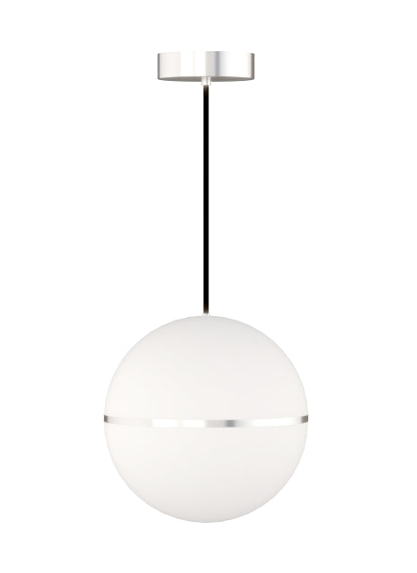 Hanea 14 in. LED Pendant Light Chrome Finish - Bees Lighting