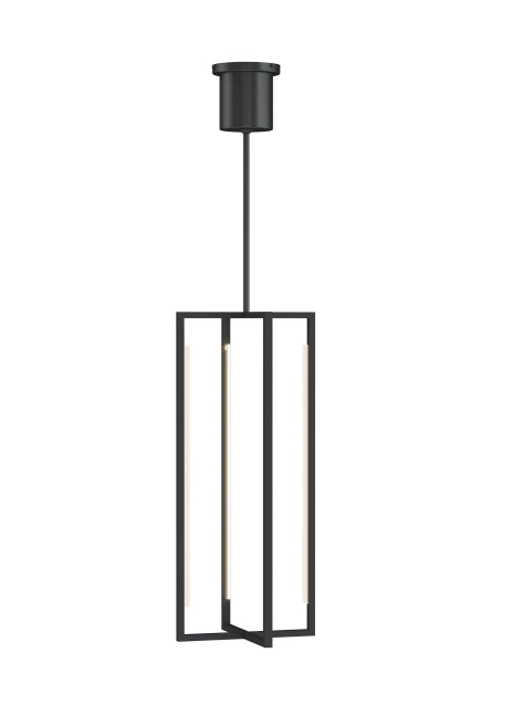 Kenway 9 in. LED Pendant Light Black Finish - Bees Lighting