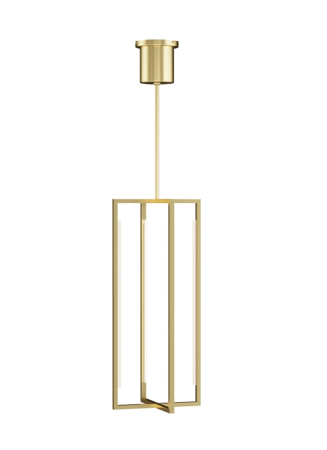 Kenway 9 in. LED Pendant Light Brass Finish - Bees Lighting