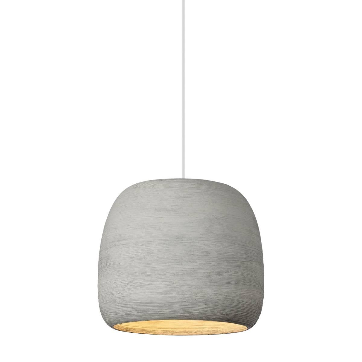 Karam Small 12 in. Pendant Light Gray Finish - Bees Lighting