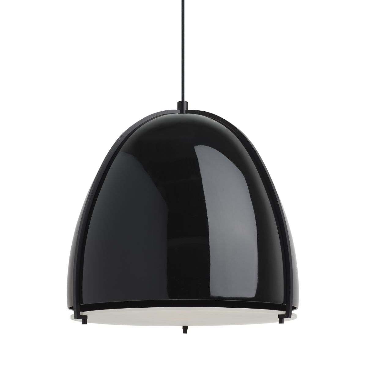 Paravo 15 in. Pendant Light Black Finish - Bees Lighting