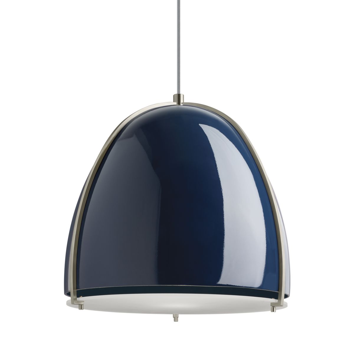 Paravo 15 in. Pendant Light Blue Finish - Bees Lighting