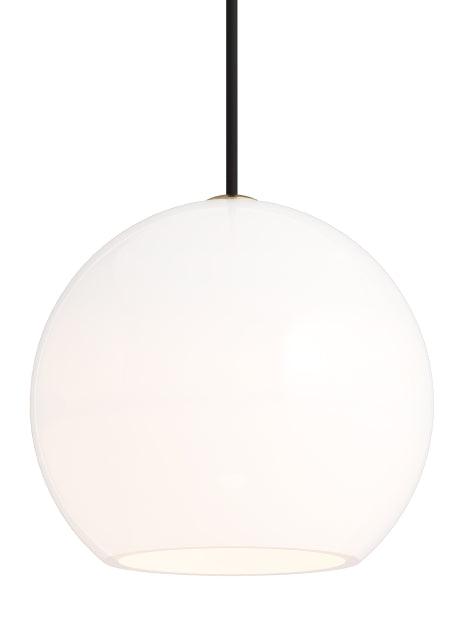 Sedona Medium 8 in. Pendant Light White Aged Brass Finish - Bees Lighting