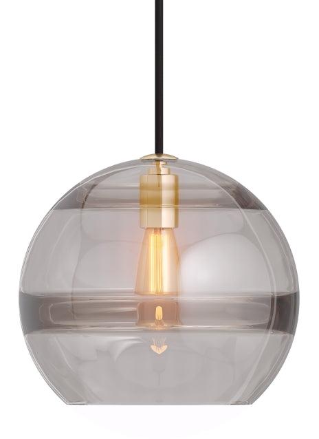 Sedona 12 in. Pendant Light Smoke Brass Finish - Bees Lighting