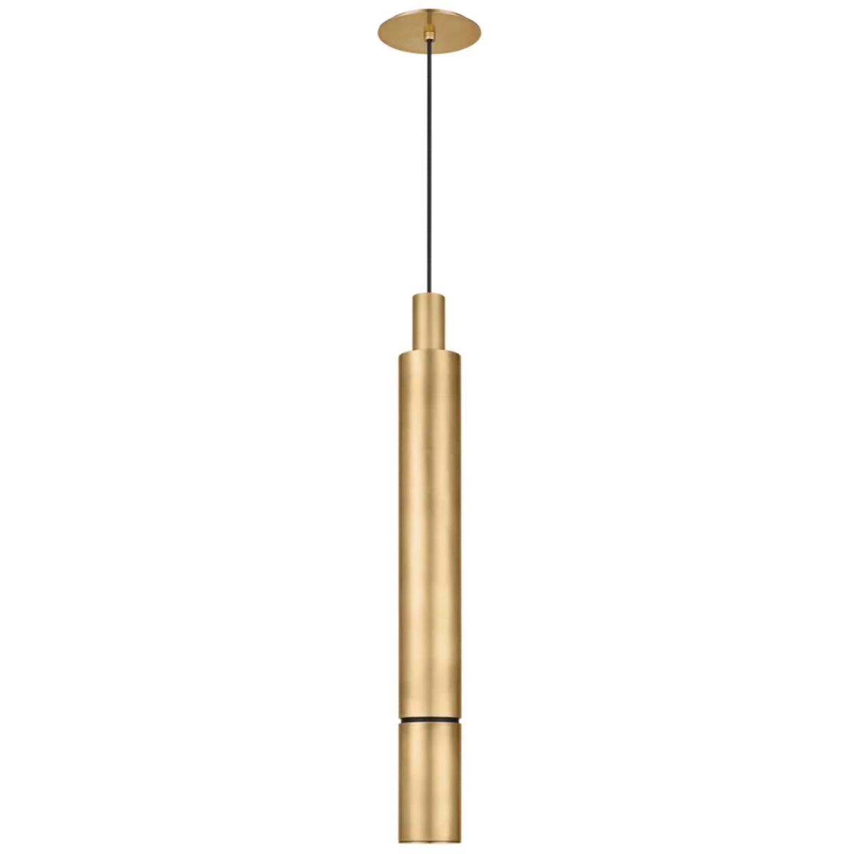 Sottile 27 in. LED Pendant Light Brass finish - Bees Lighting