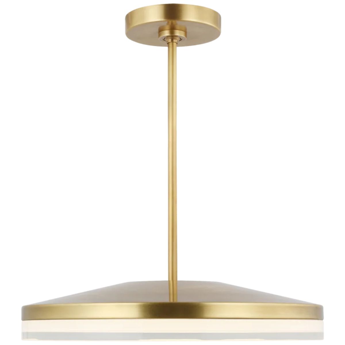 Wyatt 16 in. LED Pendant Light Brass finish - Bees Lighting