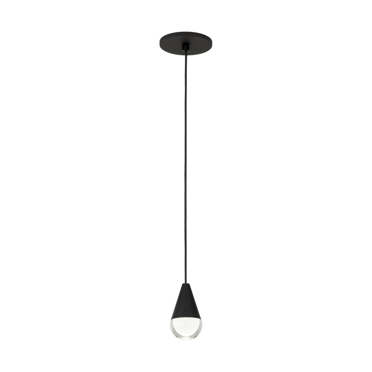 CUPOLA 3 in. LED Pendant Light 120-277V Black Finish - Bees Lighting