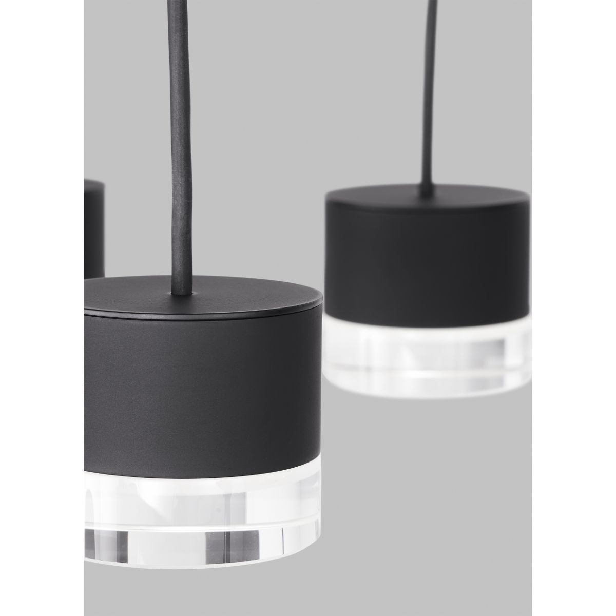 Gable 45 in. 18 Lights LED Chandelier 120V Black Finish - Bees Lighting
