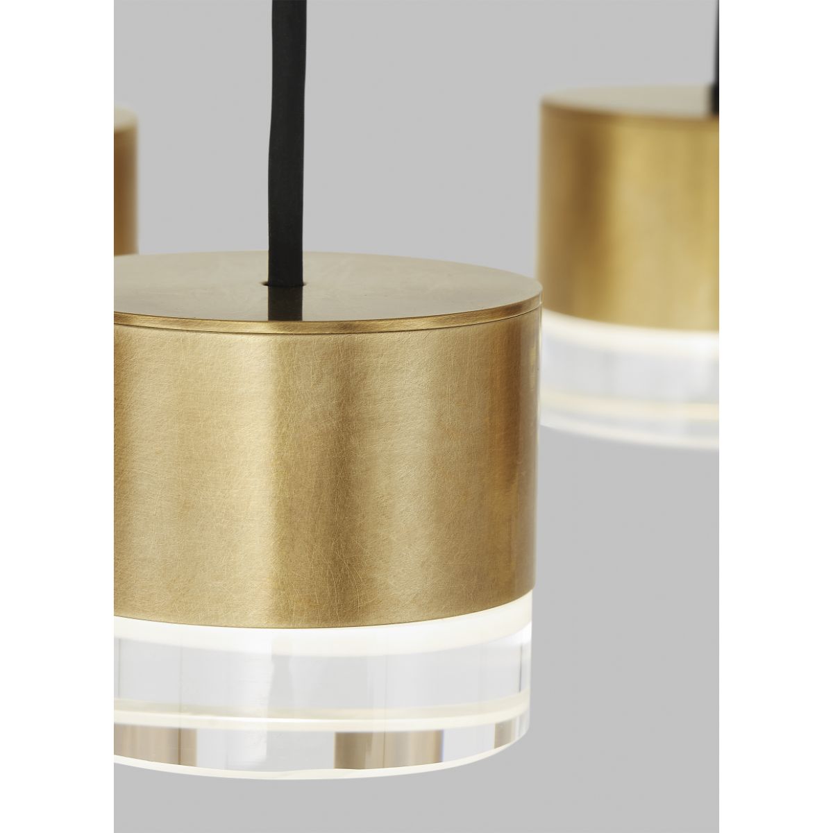 Gable 45 in. 18 Lights LED Chandelier 120V Natural Brass Finish - Bees Lighting