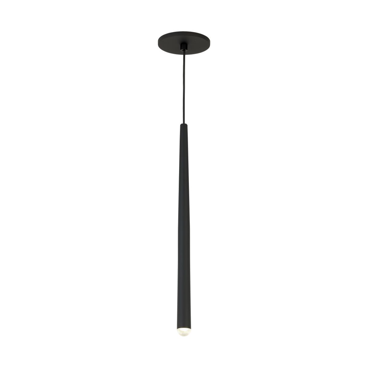 Pylon 19 in. LED Pendant Light 120-277V Nightshade Black Finish - Bees Lighting