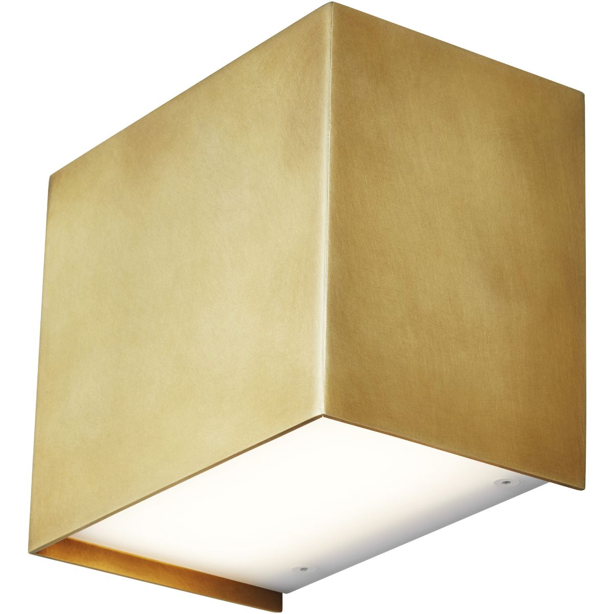 Brompton 6 in. LED Wall Sconce Natural Brass finish - Bees Lighting
