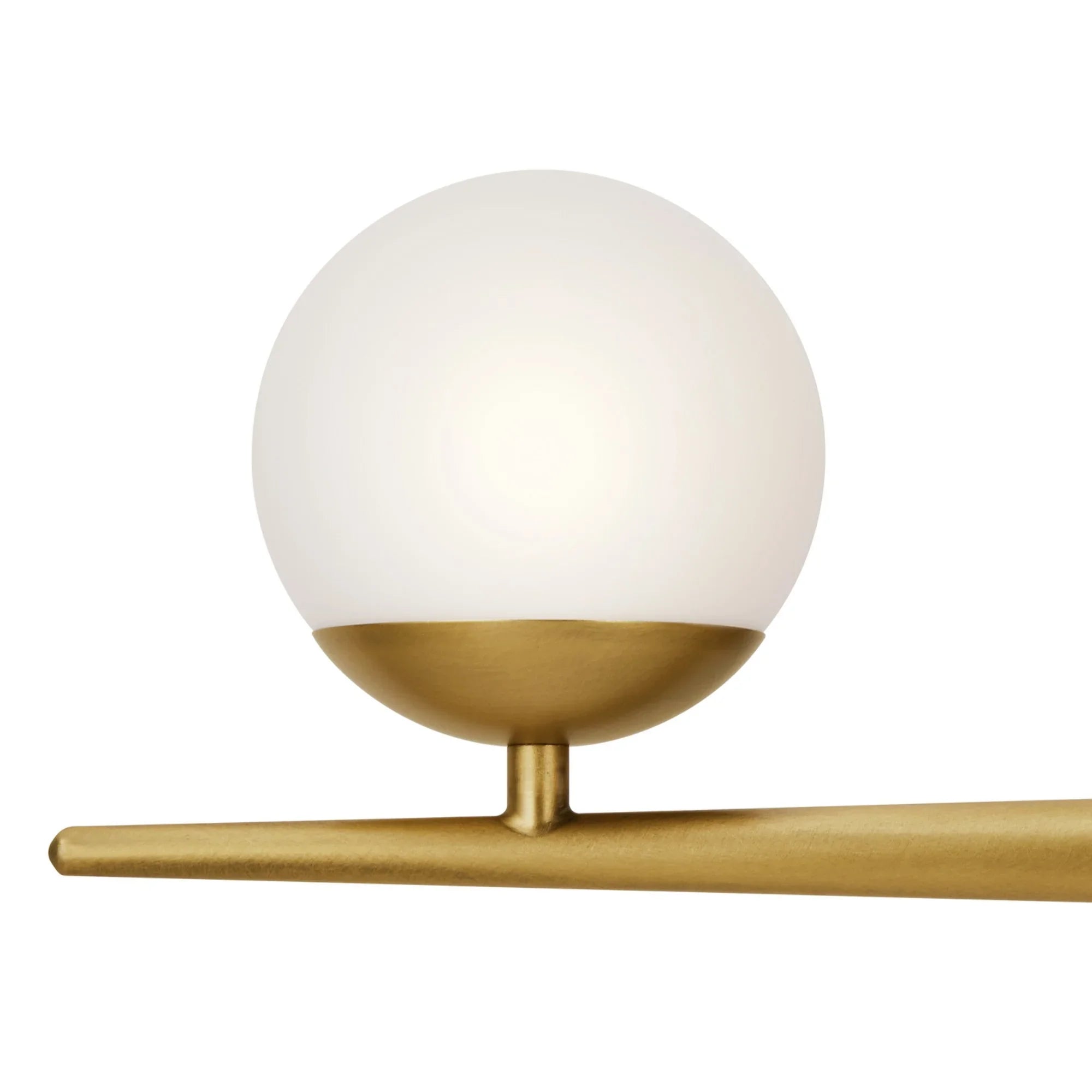 Jasper 25" 3-Light Bath Vanity Light, Natural Brass Finish - Bees Lighting