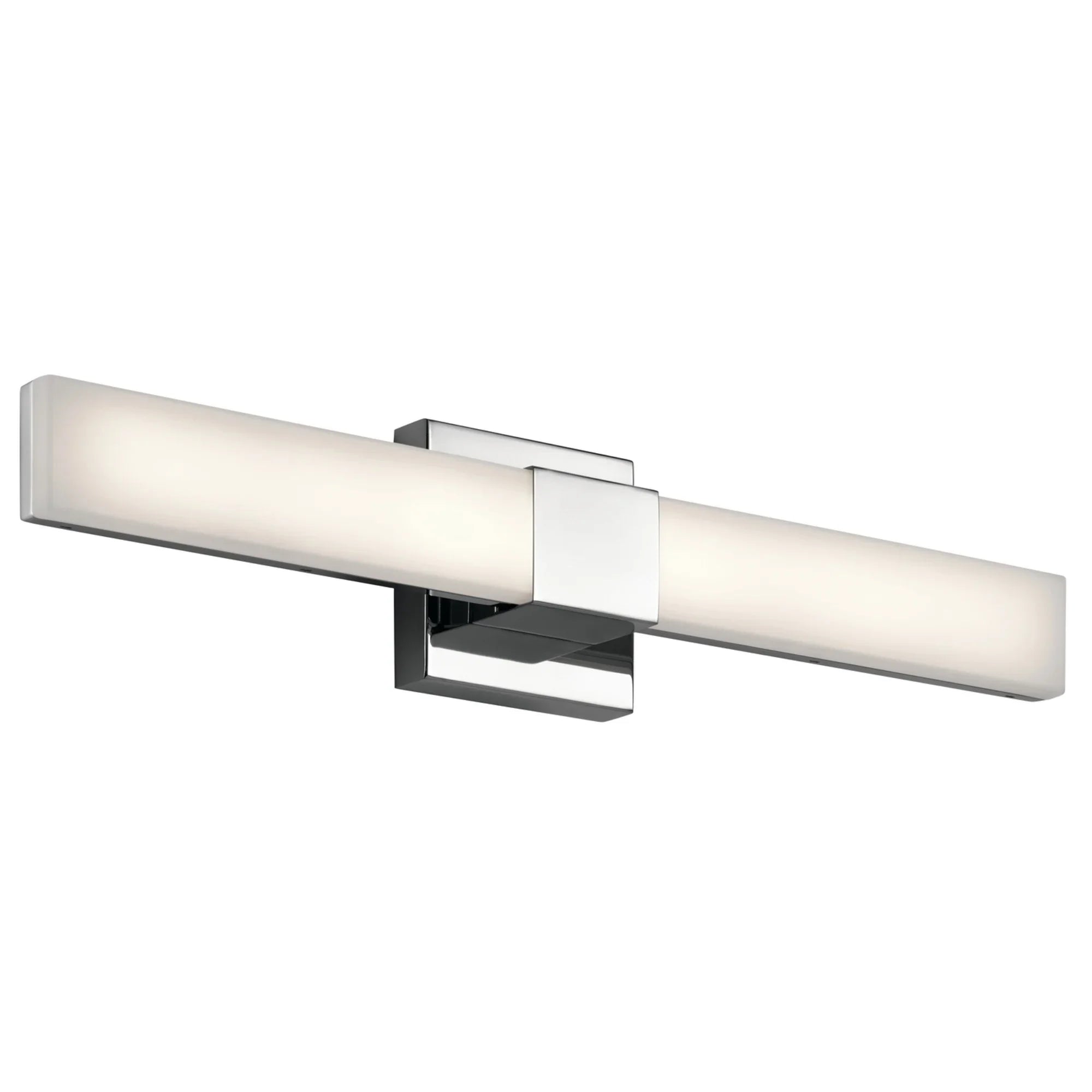 Neltev 24" 1-Light LED Bathroom Vanity Light, Chrome Finish - Bees Lighting