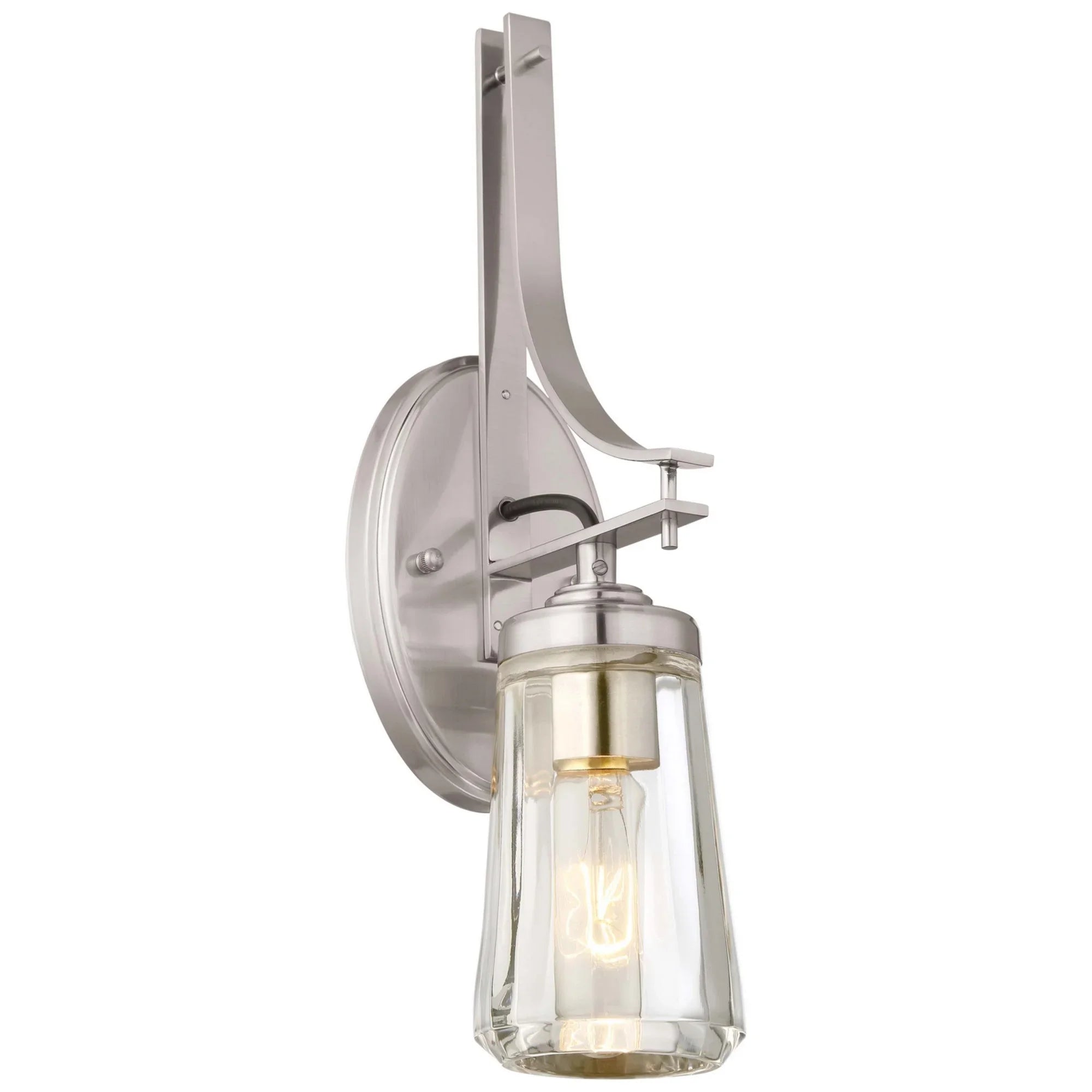 Poleis 16" Bathroom Vanity Light, Brushed Nickel Finish - Bees Lighting