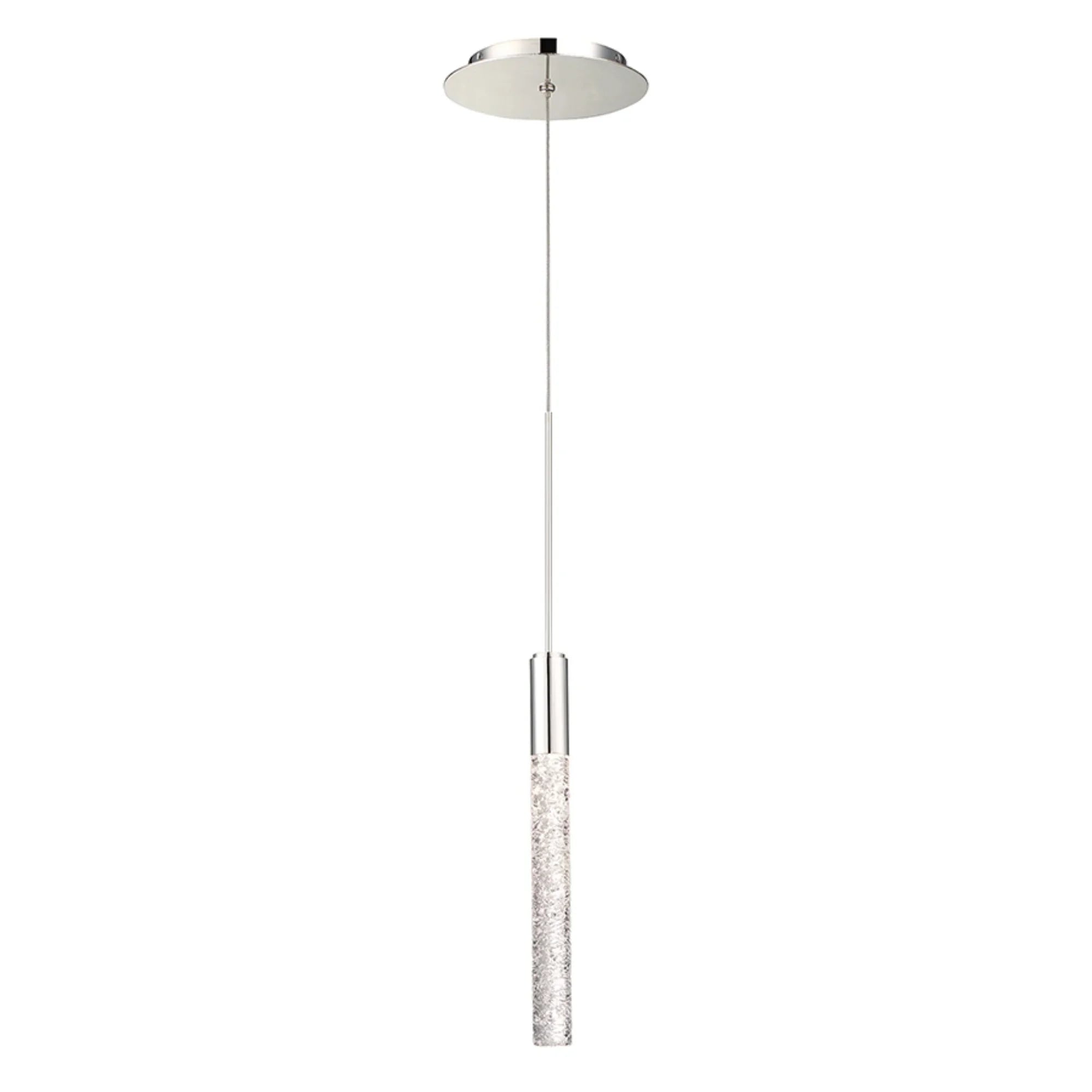 Magic 12" LED Mini Pendant, Polished Nickel Finish - Bees Lighting