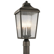 Forestdale 22" 4-Light Outdoor Post Light, Olde Bronze Finish - Bees Lighting