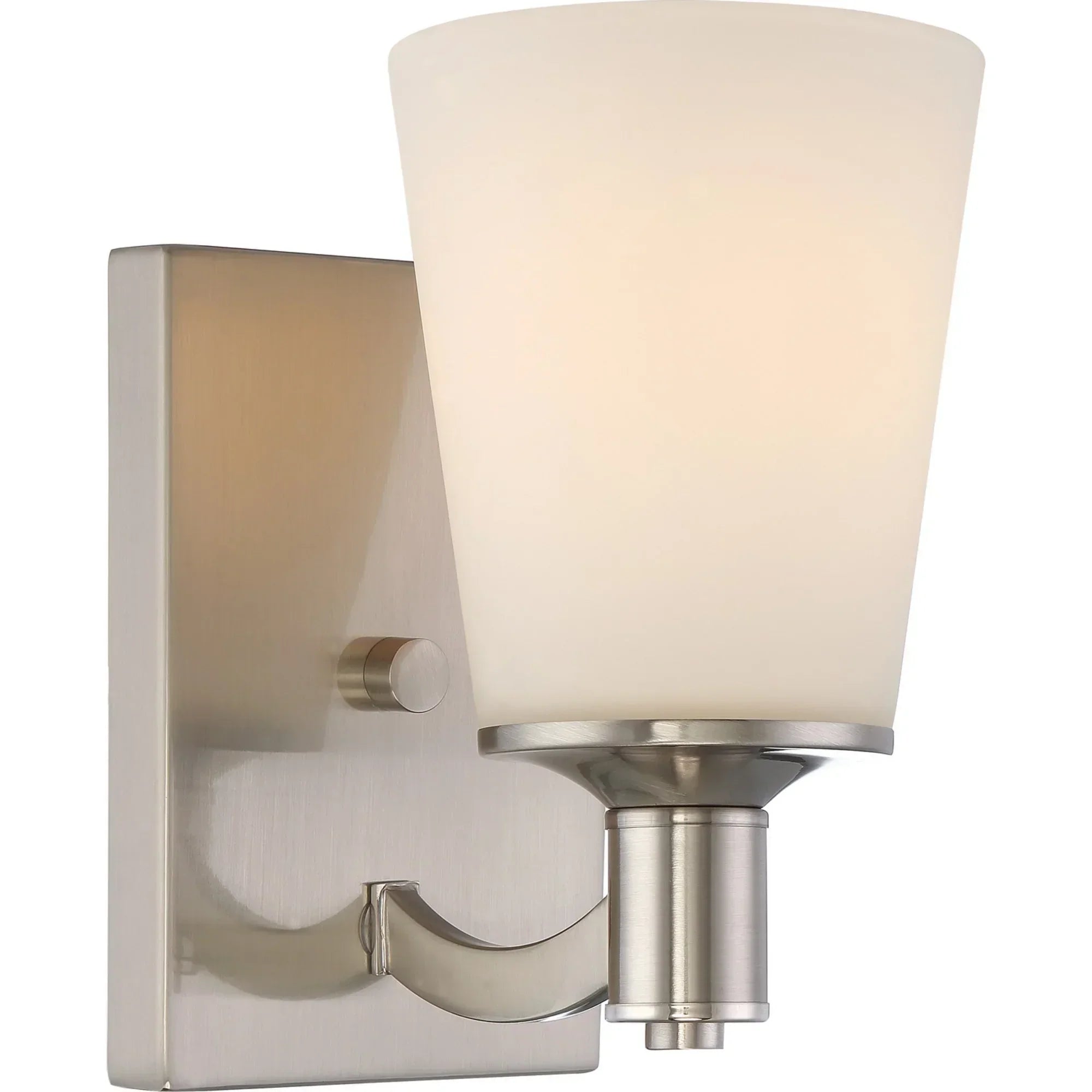 Laguna Vanity Light, White Glass - Bees Lighting