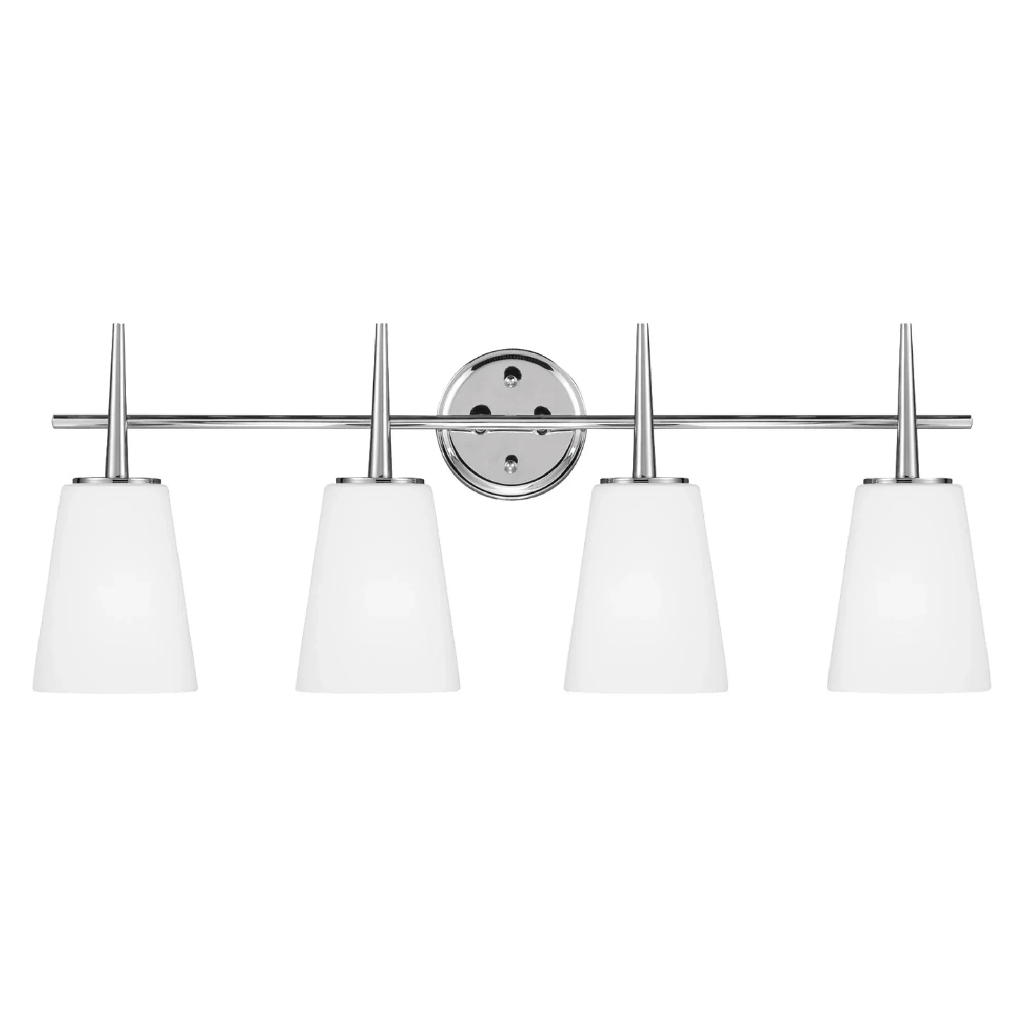 Driscoll 31" 4-Light LED Bathroom Vanity, Chrome Finish - Bees Lighting