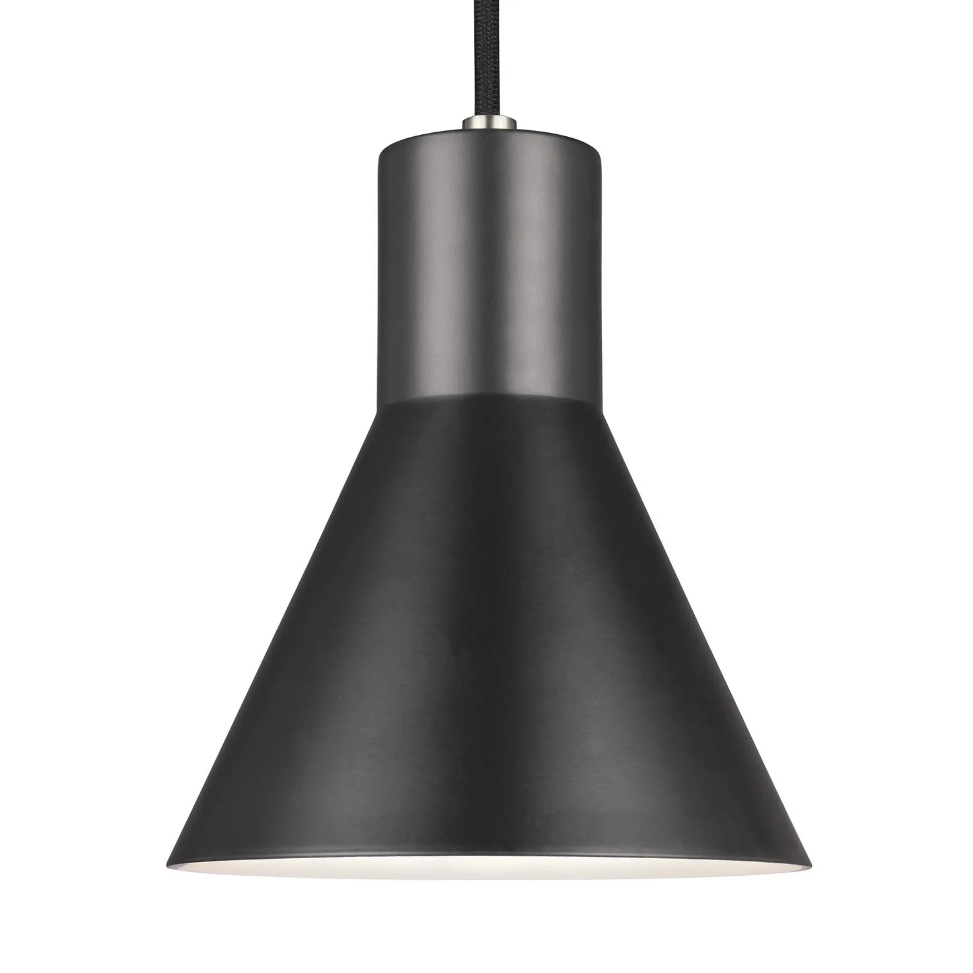 Towner 7" Mini Pendant, Brushed Nickel Finish - Bees Lighting