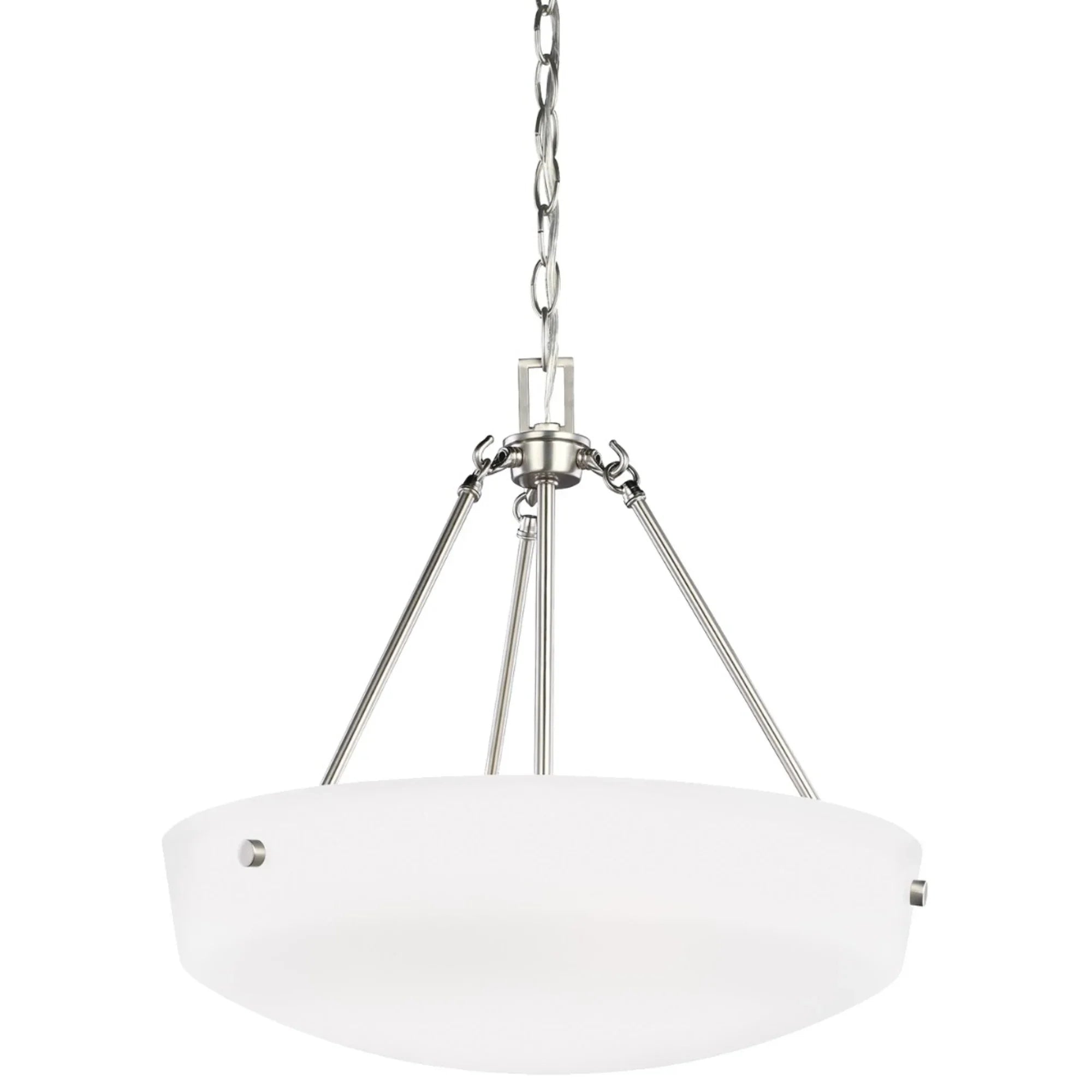 Kerrville 19" 3-Light LED Pendant, Brushed Nickel Finish - Bees Lighting