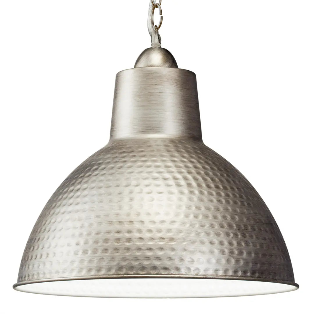 Missoula 14 in. Pendant Light Silver Finish - Bees Lighting