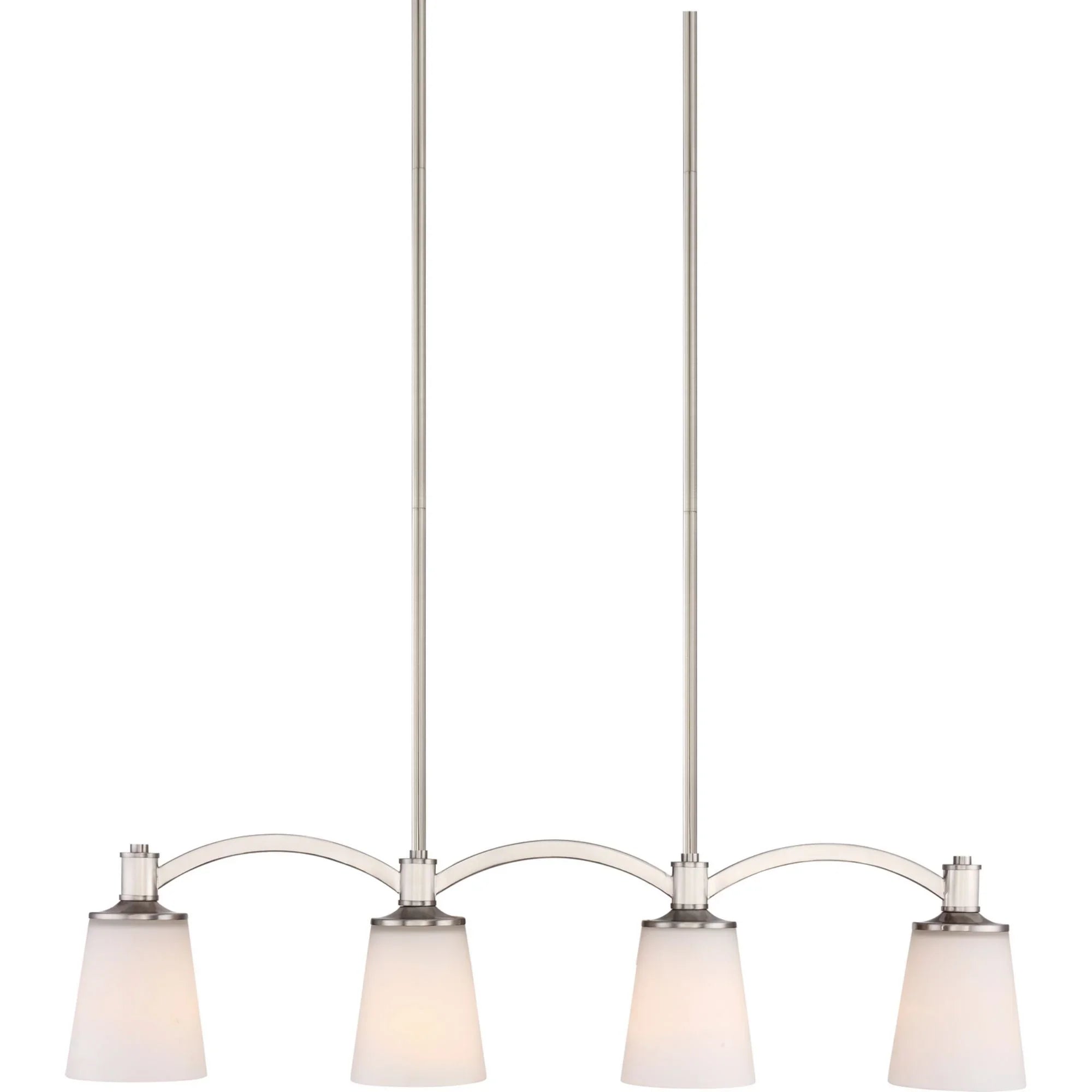 Laguna 33" 4 Lights Pendant, Nickel Finish - Bees Lighting