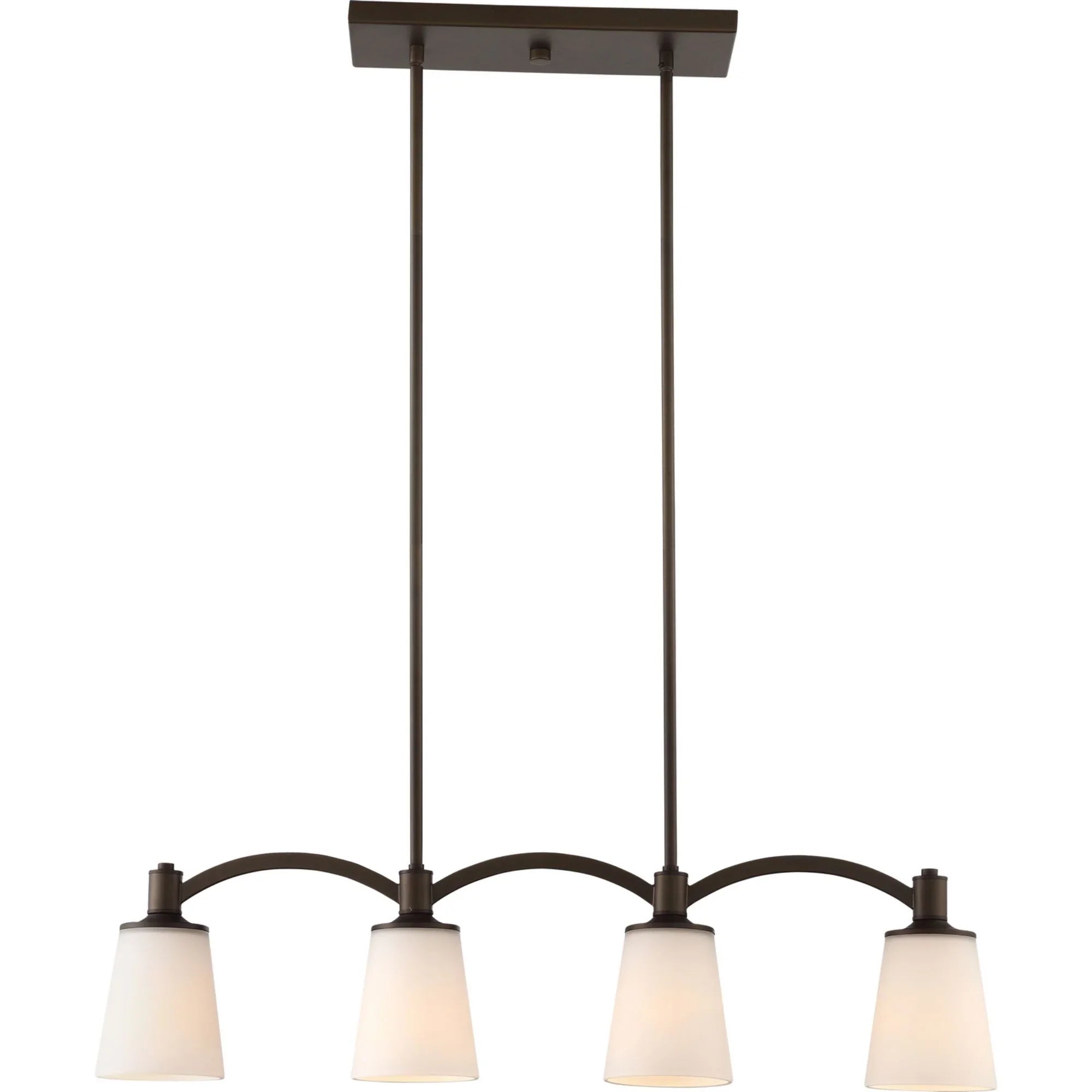 Laguna 33" 4 Lights Pendant, Bronze Finish - Bees Lighting