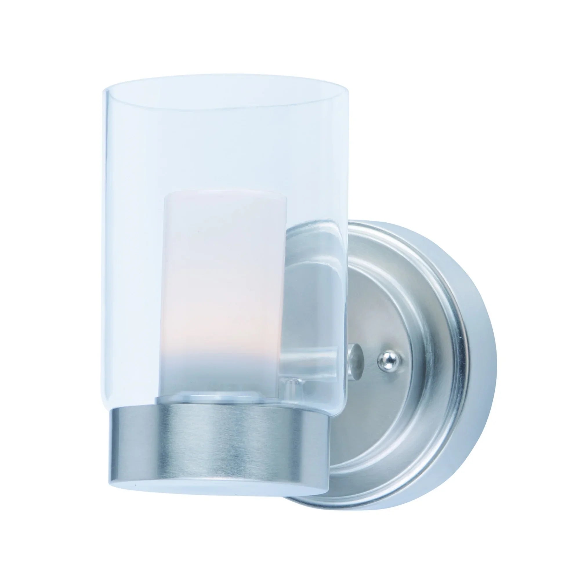 Mod 7" LED Wall Sconce, Satin Nickel Finish - Bees Lighting