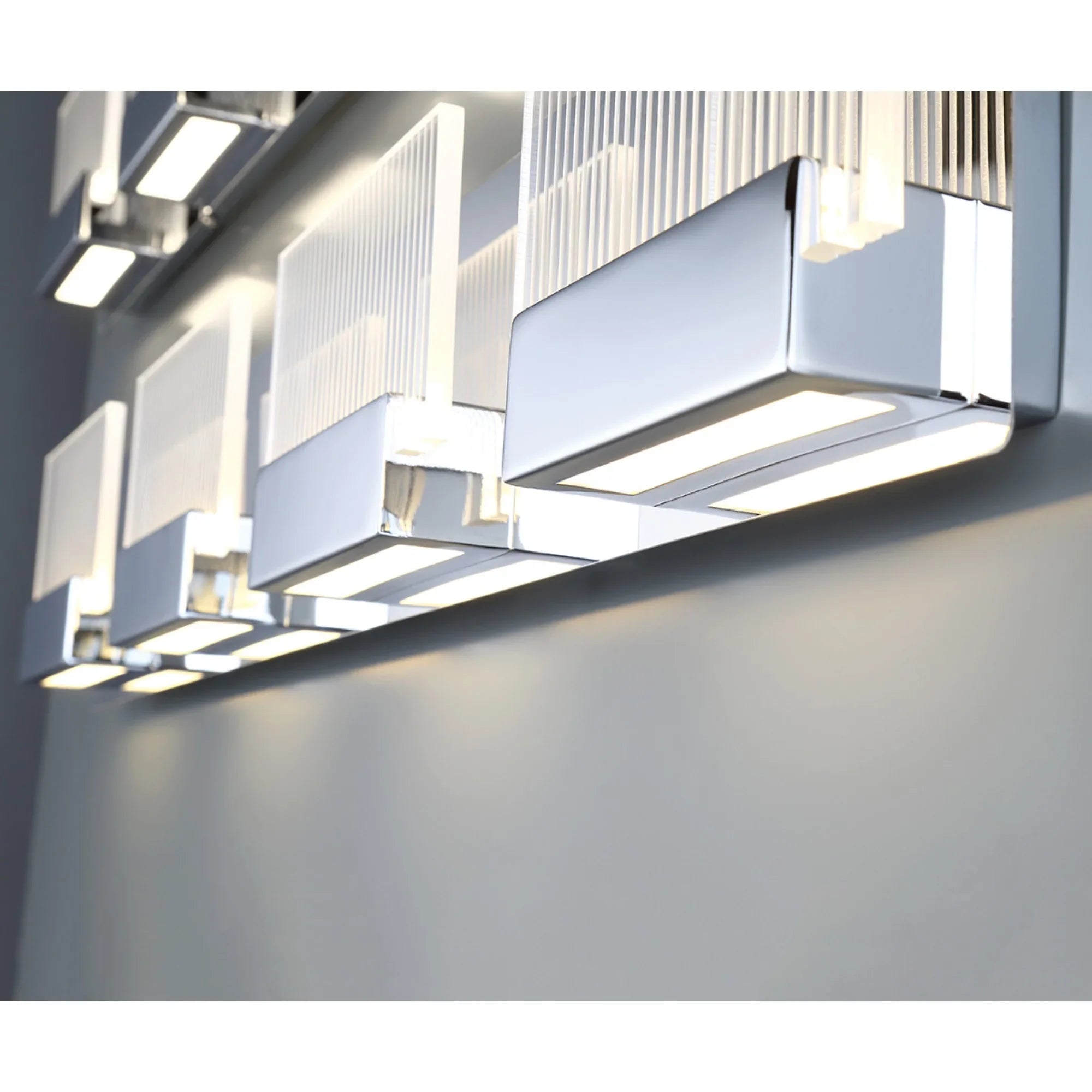 Sonic 4-Light 29" LED Vanity, Chrome Finish - Bees Lighting