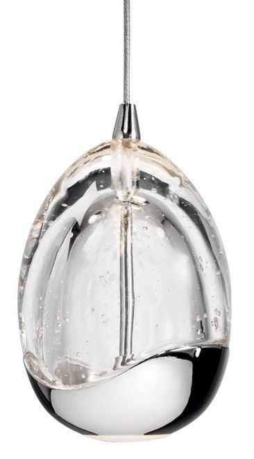 Lavinia 6 in. LED Pendant Light Chrome Finish - Bees Lighting