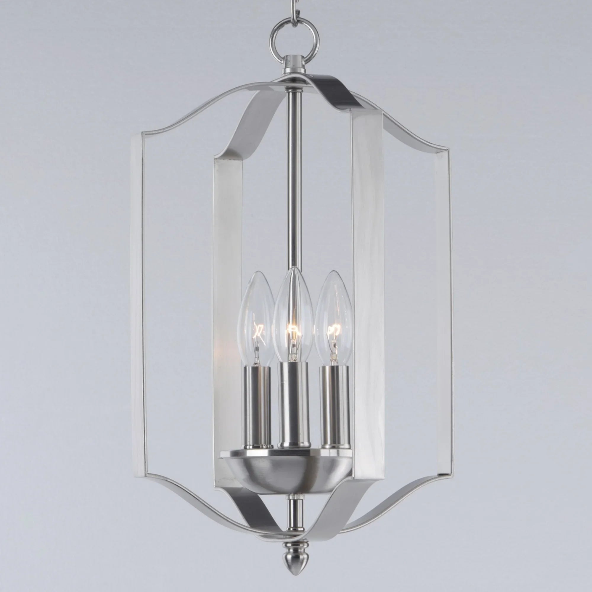Provident 16" 3-Light Pendant, Satin Nickel Finish - Bees Lighting