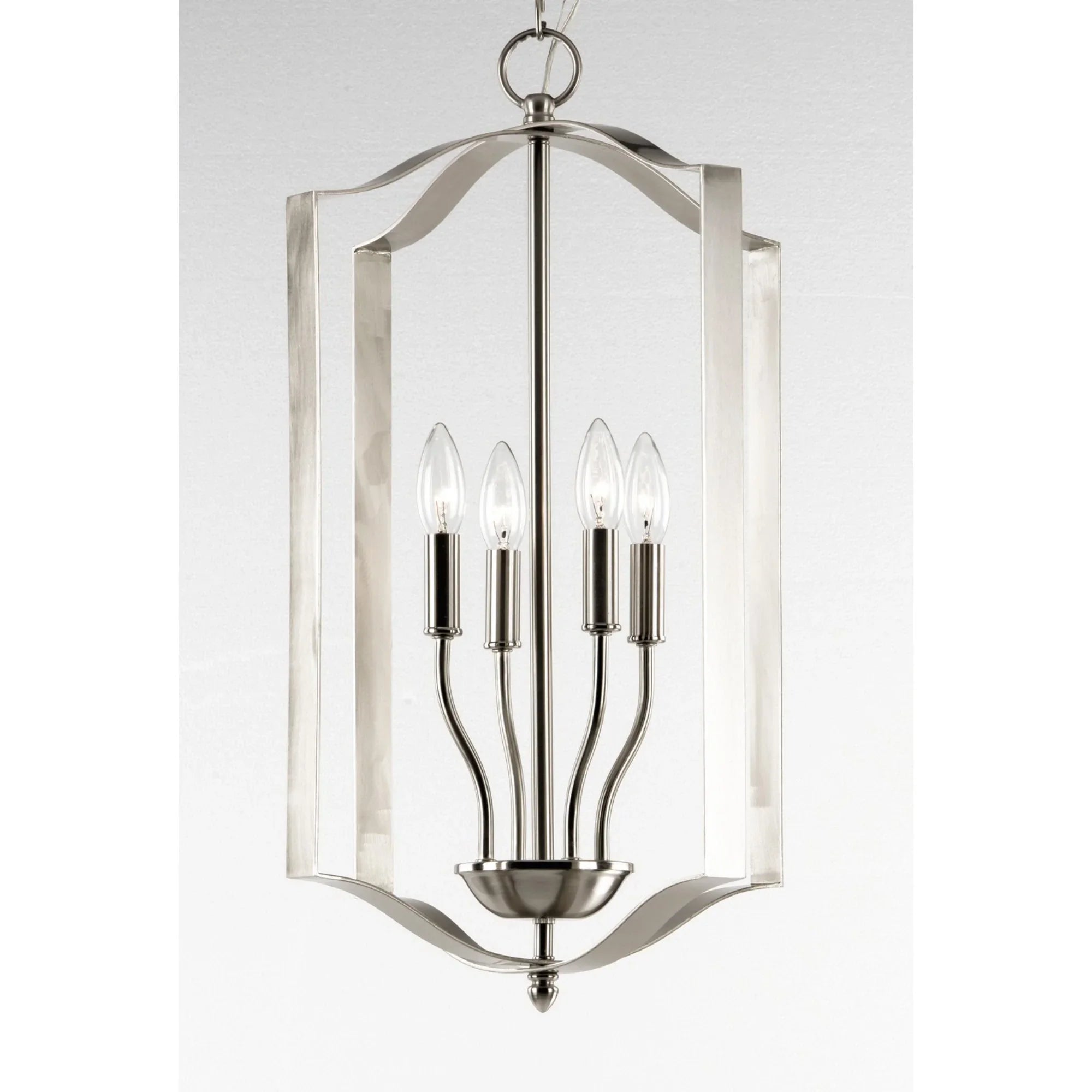 Provident 24" 4-Light Pendant, Satin Nickel Finish - Bees Lighting